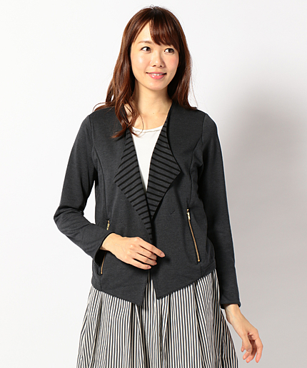 ダブルジャガード　ブルゾン