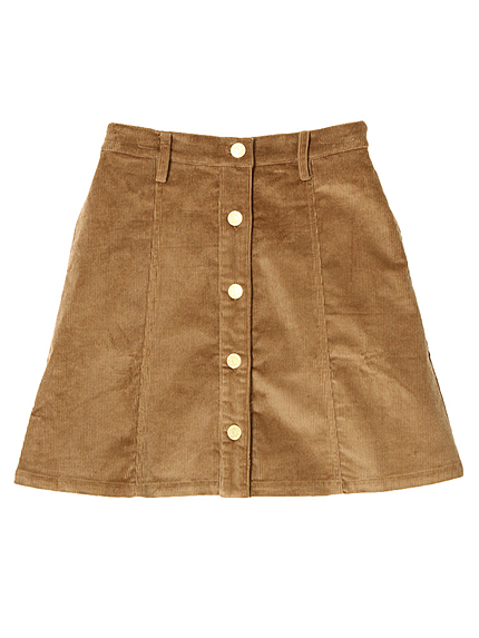 コーデュロイミニスカート