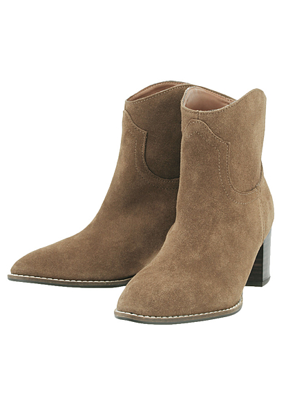 リアルスウェードショートブーツ