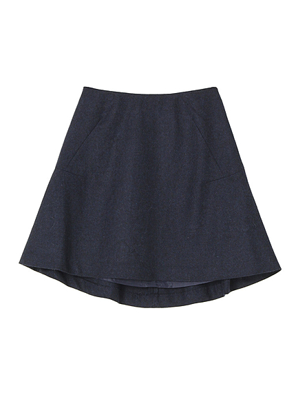 WOOLフレアラインスカート