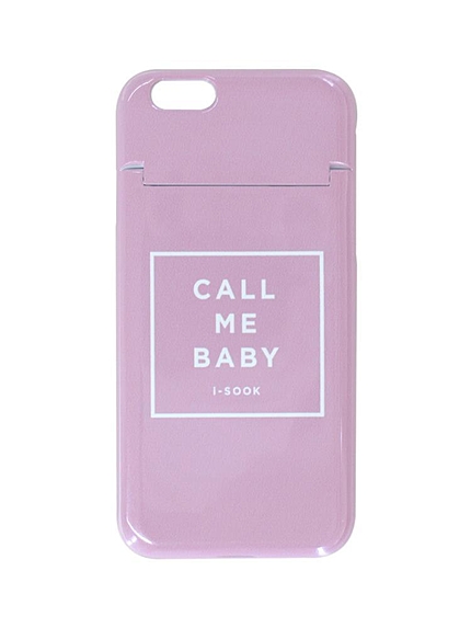 CALL ME BABY カードケース＆ミラー付きiPhone6/6sケース