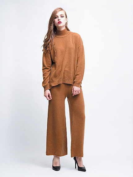 ボトルネックBIG　ニット