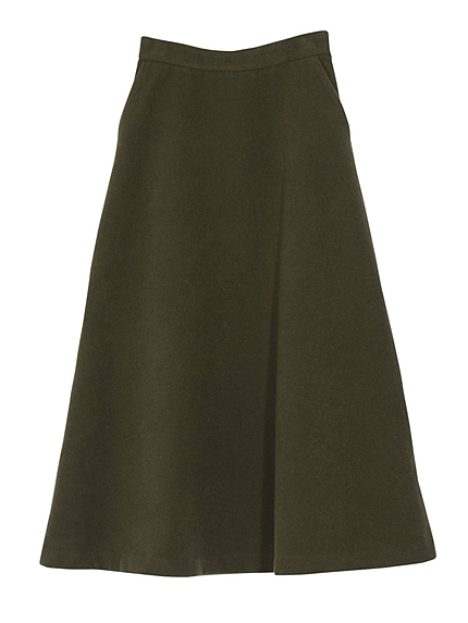 ロングフレアスカート