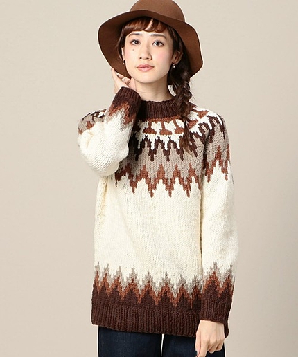 BY ノルディックニットプルオーバー