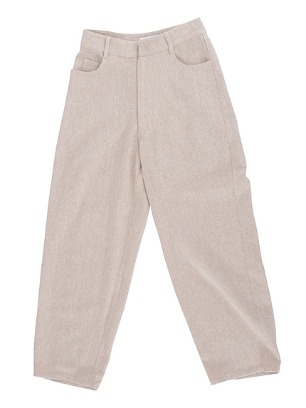 ヘリンボーンストレートパンツ