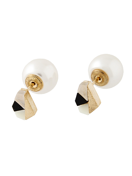 ３カラーミニストーンピアス