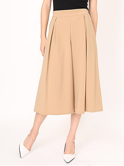 バックゴムタックワイドパンツ