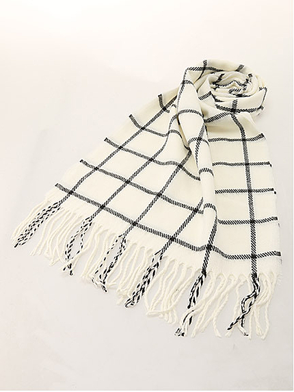 ウィンドーペンチェックストール