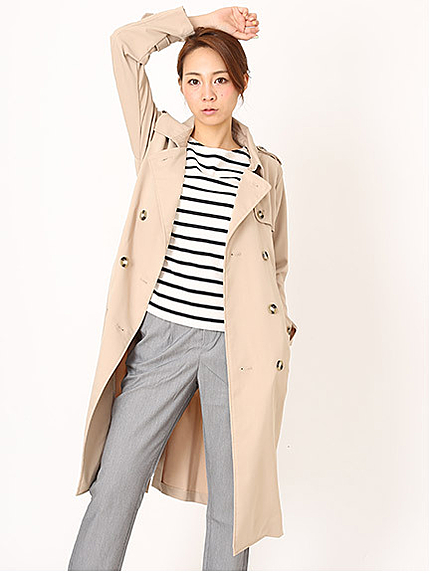 シンプルトレンチコート