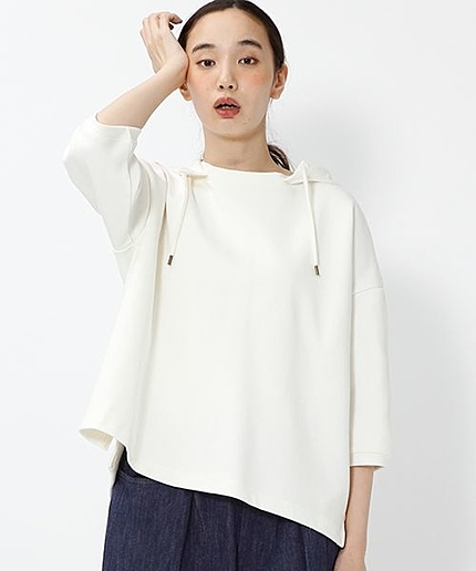 綿極厚フードプルオーバー