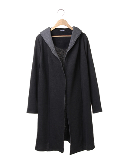 【10／15ヒルナンデス紹介人気No.1】裏起毛ロングフード／トッパー