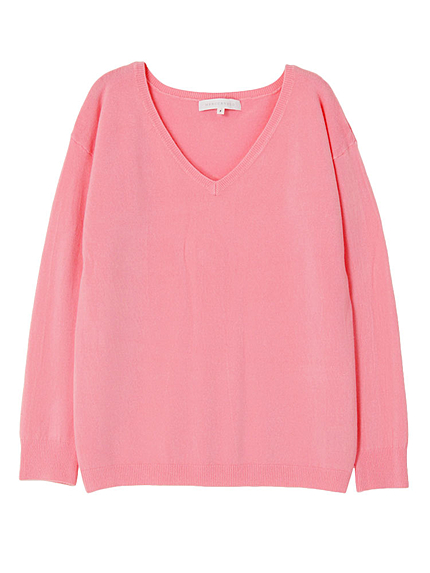 【DUO】 カシミア風AC Vニット