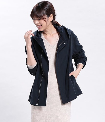 【2WAY】フードパーカーブルゾン