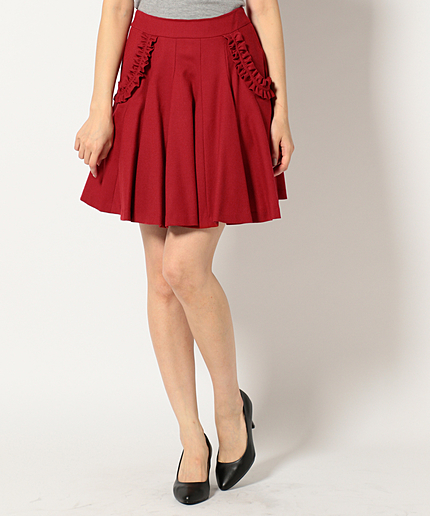 ハイカウントフラノ スカート