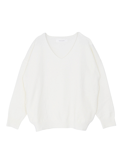 Soft Vネックロングスリーブプルオーバー