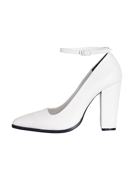 POINTED SQUAREHEELパンプス