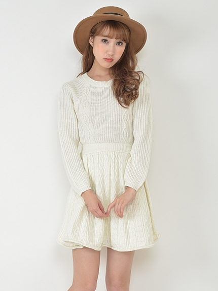 ハイバルニットワンピース