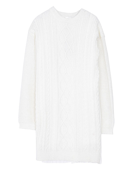 シフォンプリーツニットOP