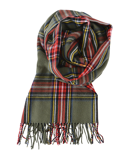 タータンチェックストール