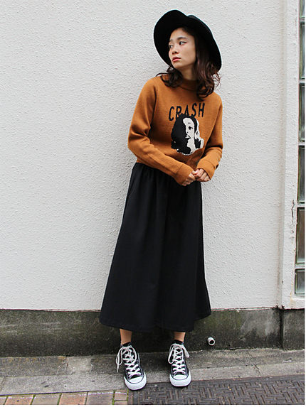 CRASHフォトジャカードニット