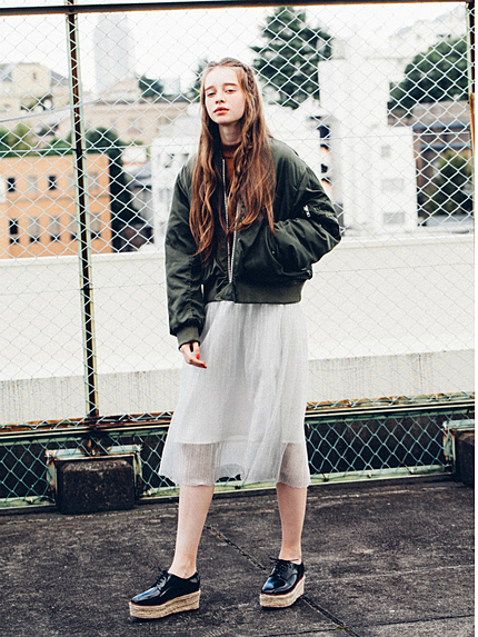 ミディチュールプリーツSK