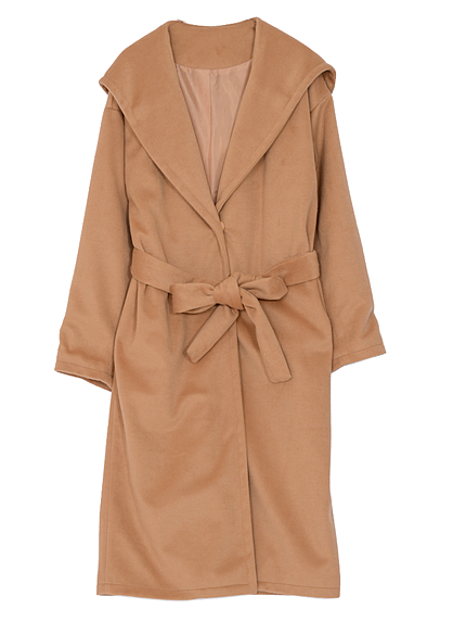 【WEB限定】フーデッドガウンコート