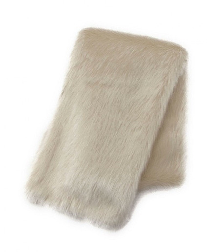 <closet story> フェイクファー×ニット マフラー