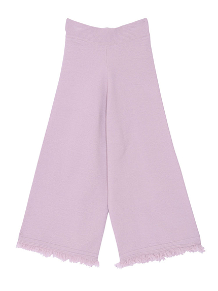 フリンジニットパンツ