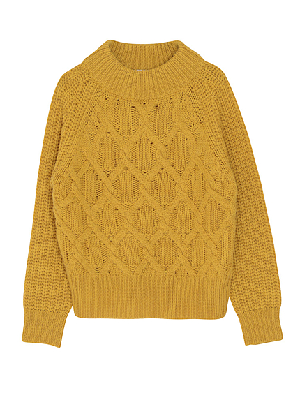 ケーブルニットトップス【2015冬新作】