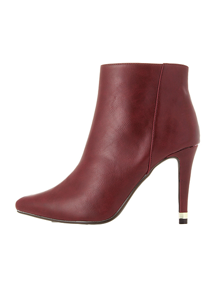 ポインテッドメタルコンビヒール