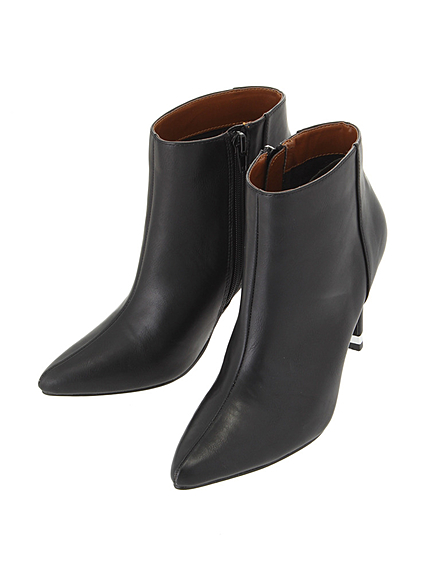 ポインテッドメタルコンビヒール