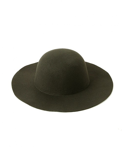 ツバ広ボーラーハット/ツバヒロボーラーHAT