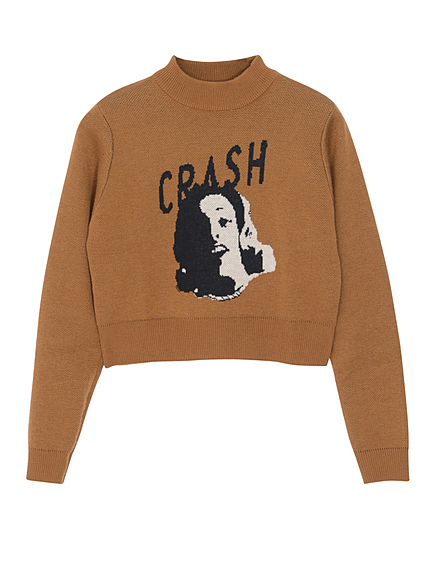 CRASHフォトジャガードニット