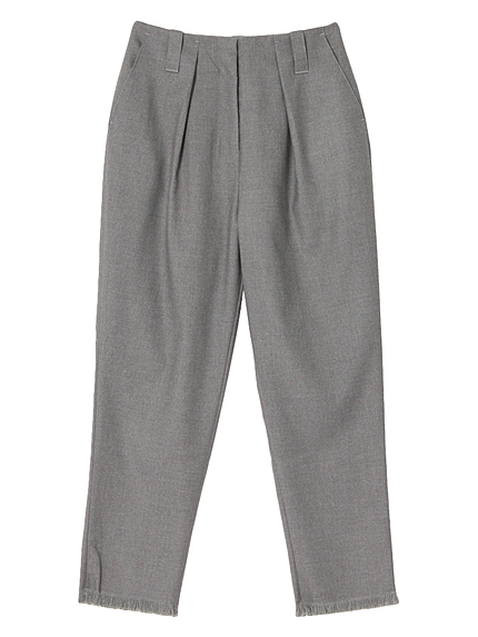 ウールテーパードパンツ