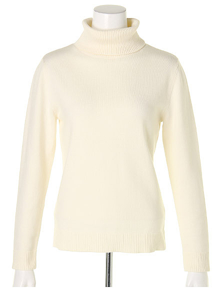 タートルネックプルオーバー