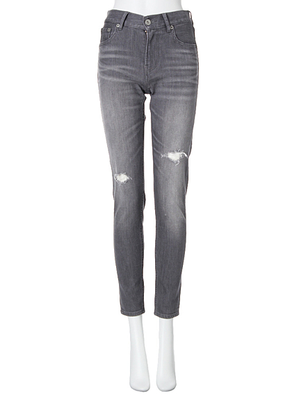 【CASUAL】hybrid crash skinny denim パンツ