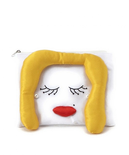 <casselini> サテンモチーフ ポーチ