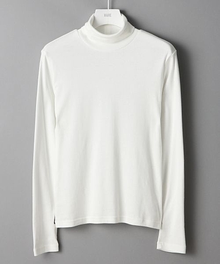 【LADIES】タートルネックカットソー