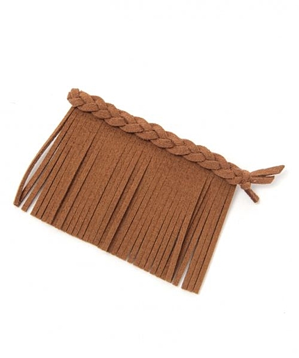 スエードフリンジバレッタ/mikoa