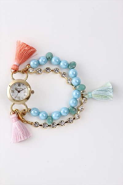 カラフルフリンジリストウォッチ