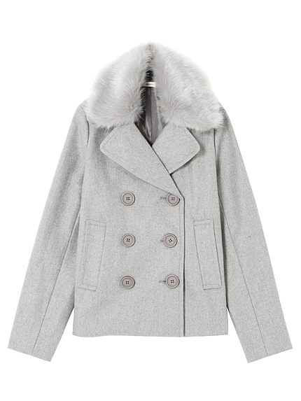 【green】メルトンPコート