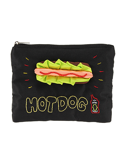 【Casselini】 サテンクッションポーチ