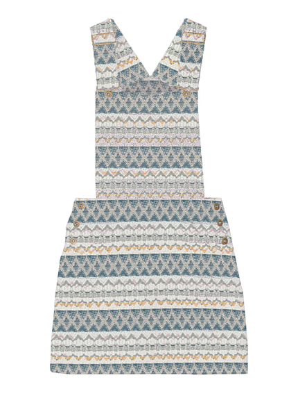 【dazzlin】オルテガ柄ジャカードジャンスカ