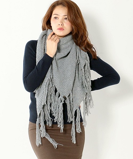 〓 CODELLO フリンジ ポンチョ / コデロ / ストール