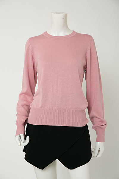 BASICクールネックニット