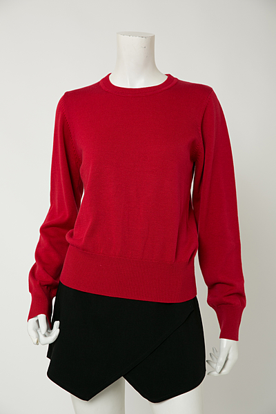 BASICクールネックニット