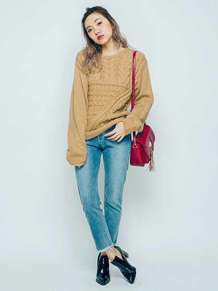 フリンジコンパクトショルダー