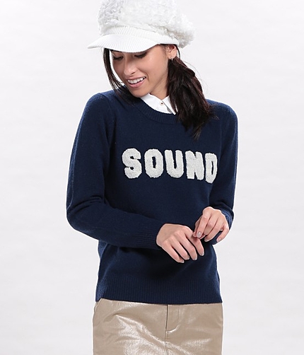 SOUNDモチーフプルオーバー