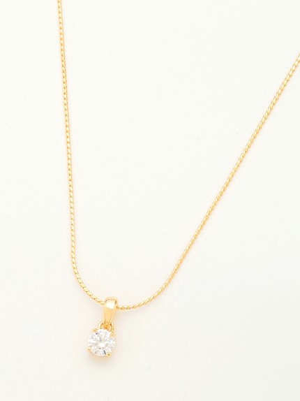 プチビジューネックレス