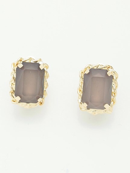 ミルキービジューイヤリング